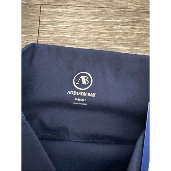 NWT Addison Bay Luxe Sport High-Rise League Legging Multi Navy XS MSRP $108 - Picture 10 of 11